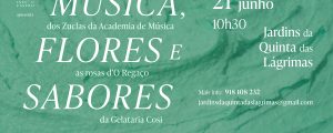 “Música Flores e Sabores” nos Jardins da Quinta das Lágrimas celebra o dia mais longo do ano e dá as boas vindas ao Verão
